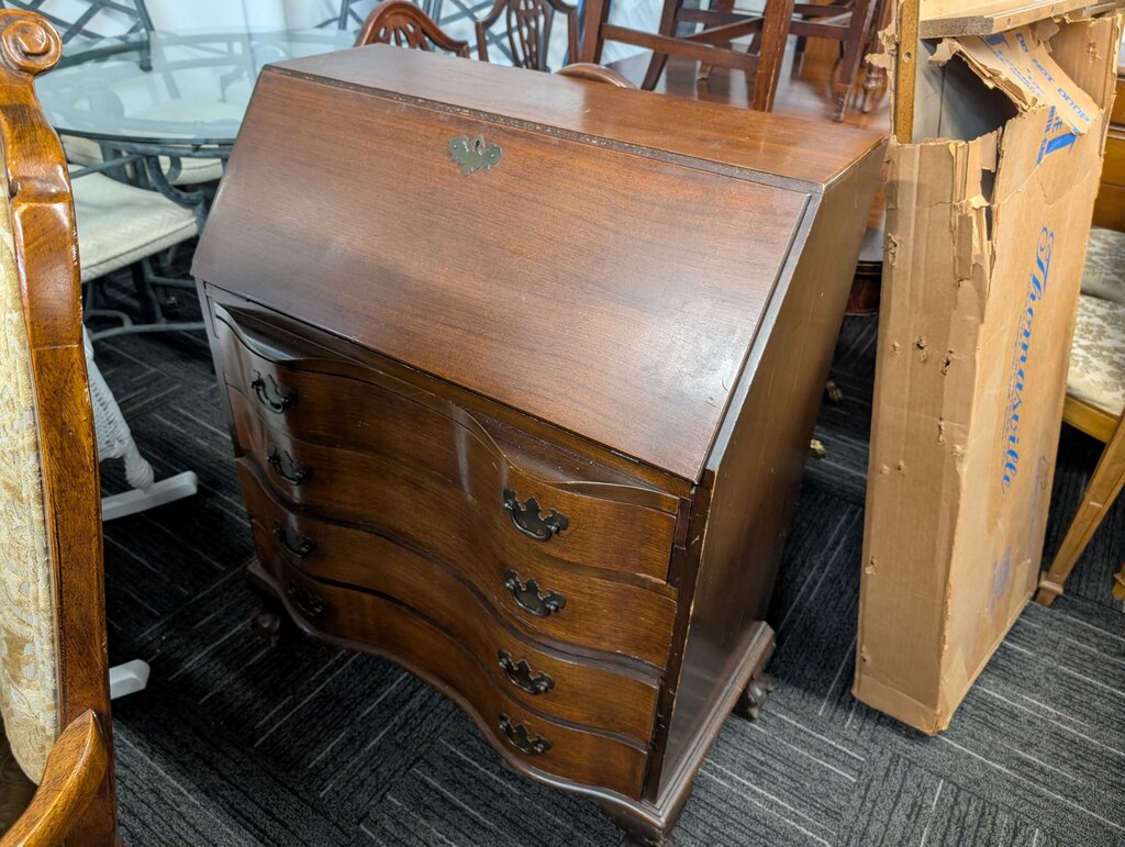 Vintage Mahogany Drop Front Desk