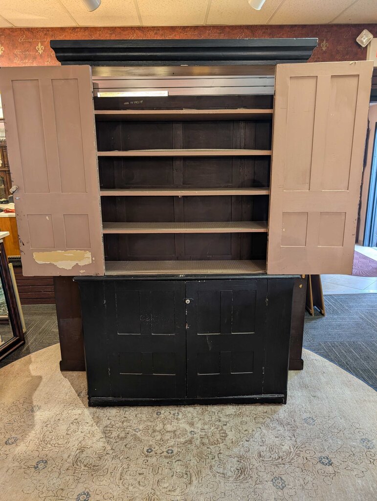 1880s Shaker Style Step Back Jelly Cupboard