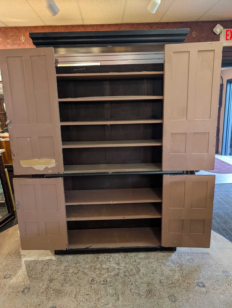 1880s Shaker Style Step Back Jelly Cupboard