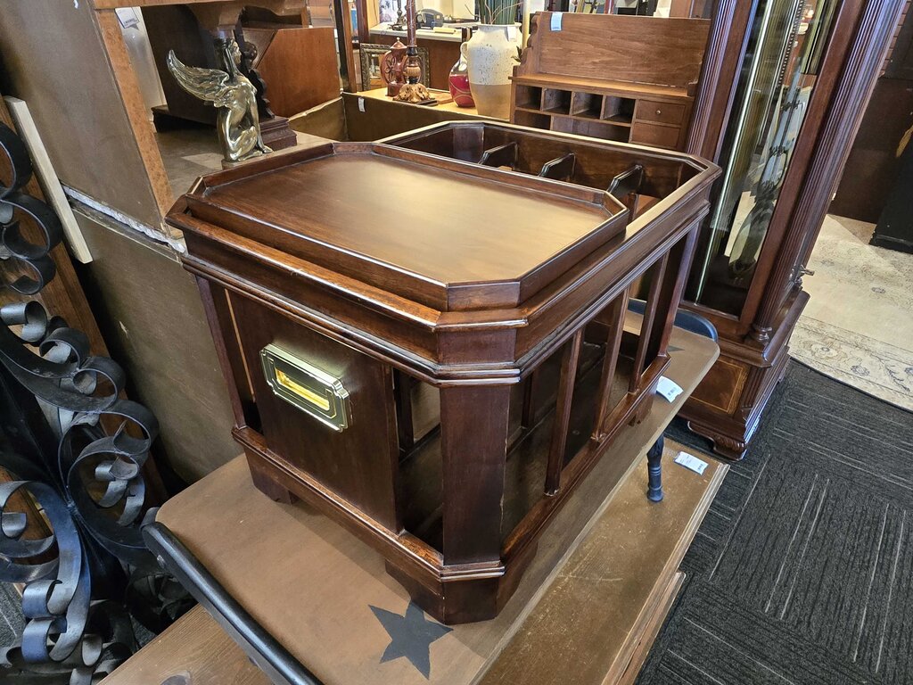 Mahogany Canterbury / Magazine Stand
