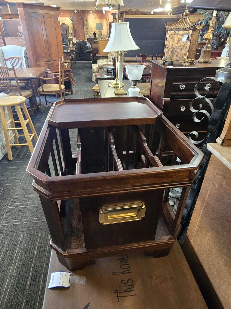 Mahogany Canterbury / Magazine Stand