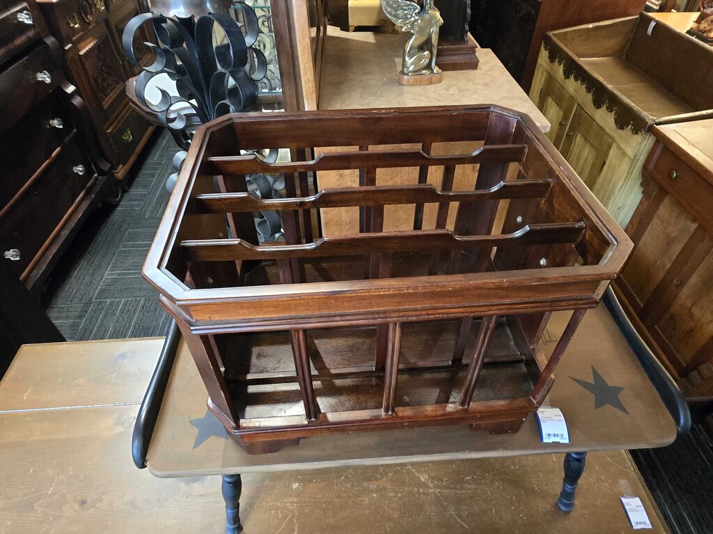 Mahogany Canterbury / Magazine Stand