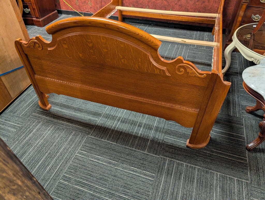 Oak Queen Size Bed