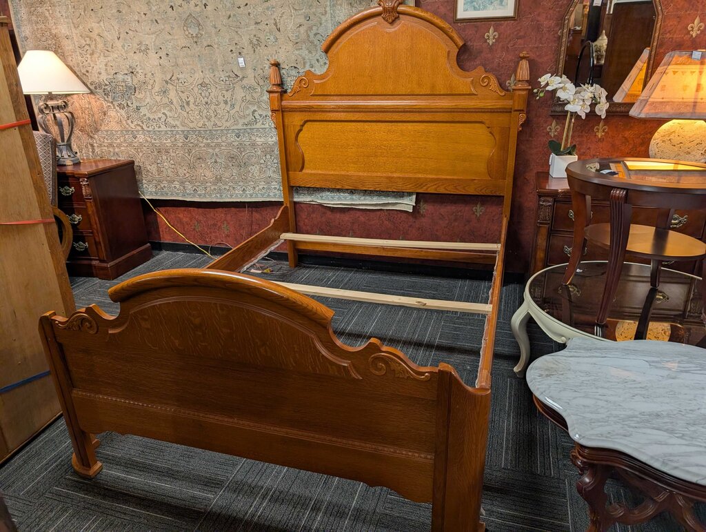 Oak Queen Size Bed