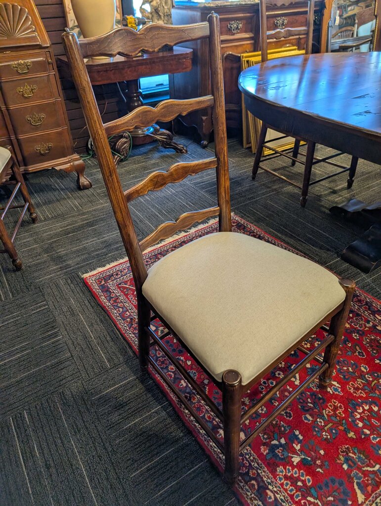 Country Style Table With Four Ladderback Chairs By Montgomery's