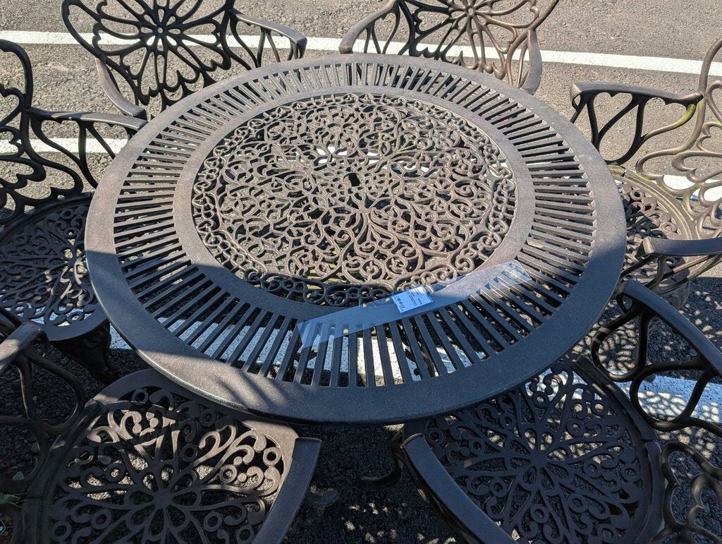 Beka Casting Aluminum Patio Table With Chairs