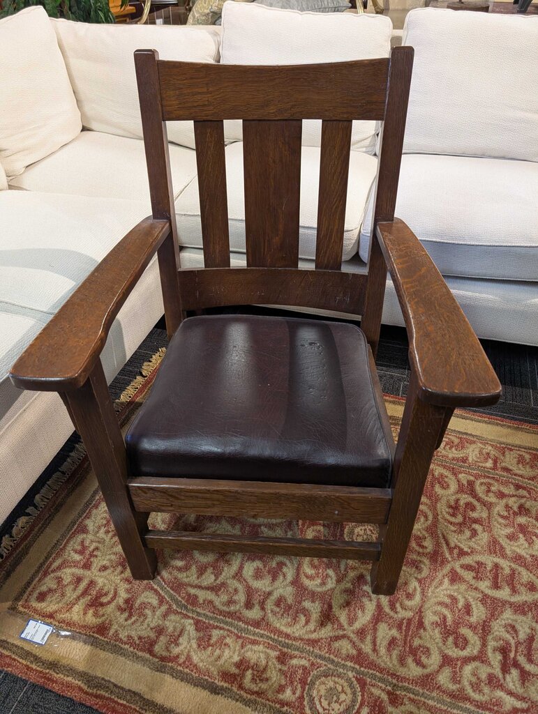 Mission Oak Armchair