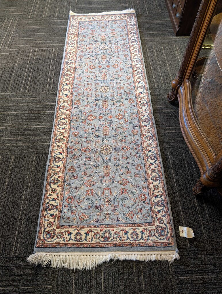 Hand Woven Wool Runner 2' 6'' x 8'