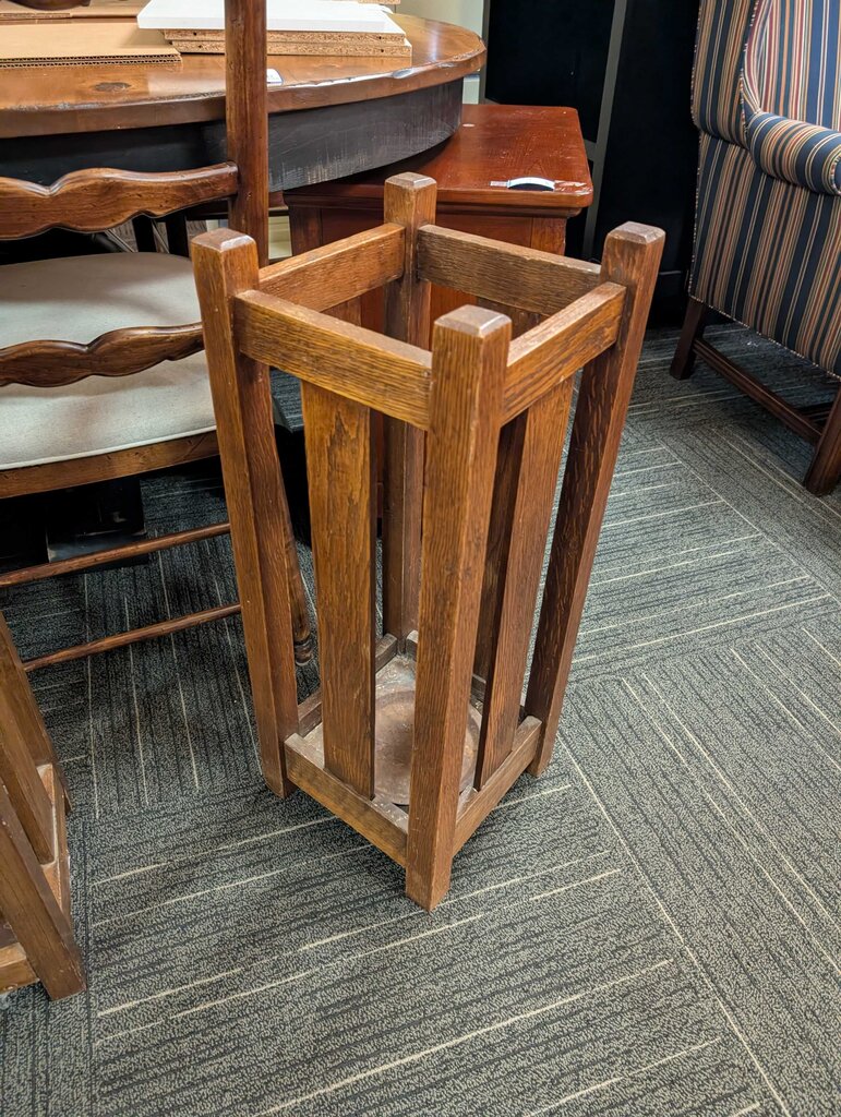 Mission Oak Umbrella Stand