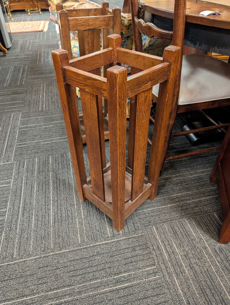 Mission Oak Umbrella Stand