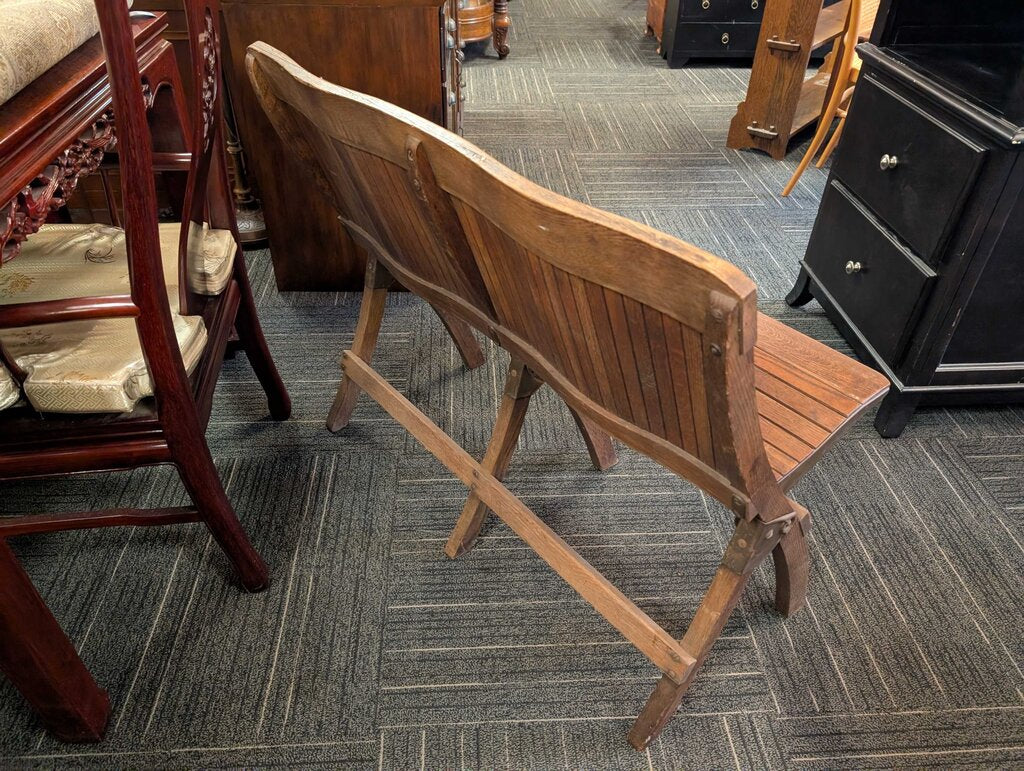 Folding Two Seat Settee