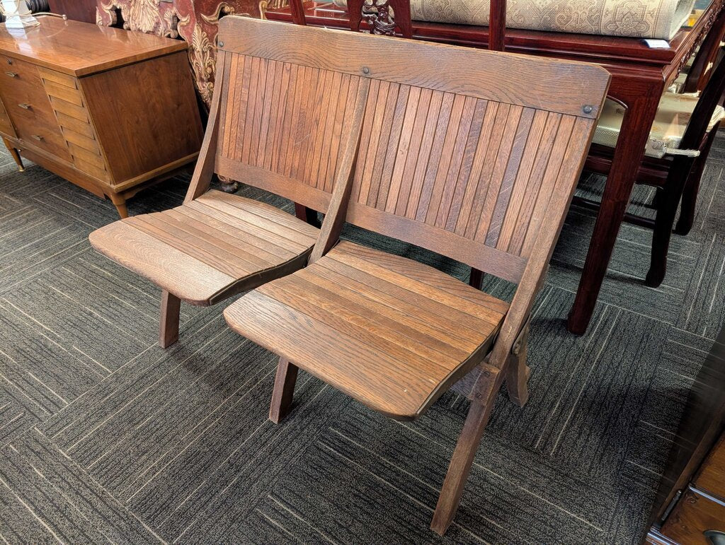 Folding Two Seat Settee