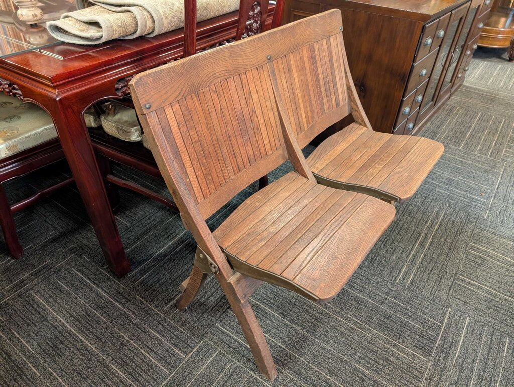 Folding Two Seat Settee