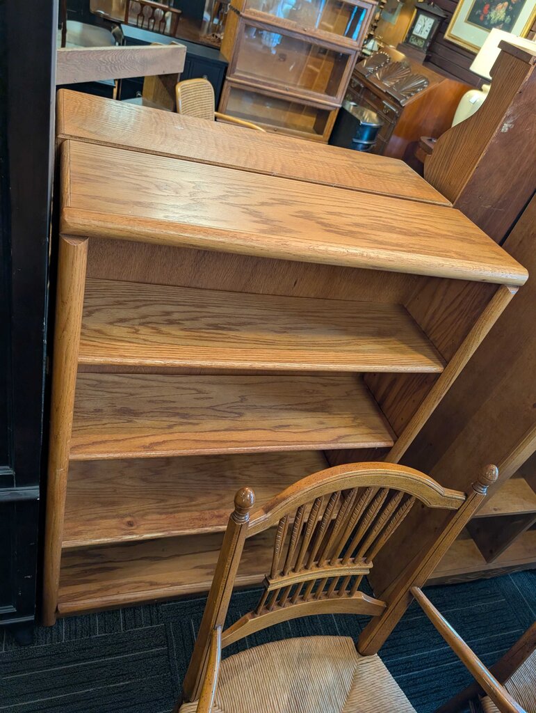 Oak Finish Bookshelf