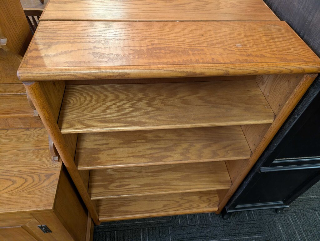 Oak Finish Bookshelf