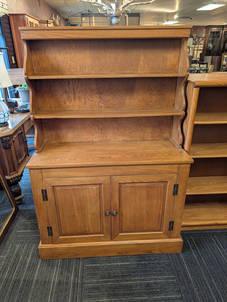 Vintage Oak Hutch