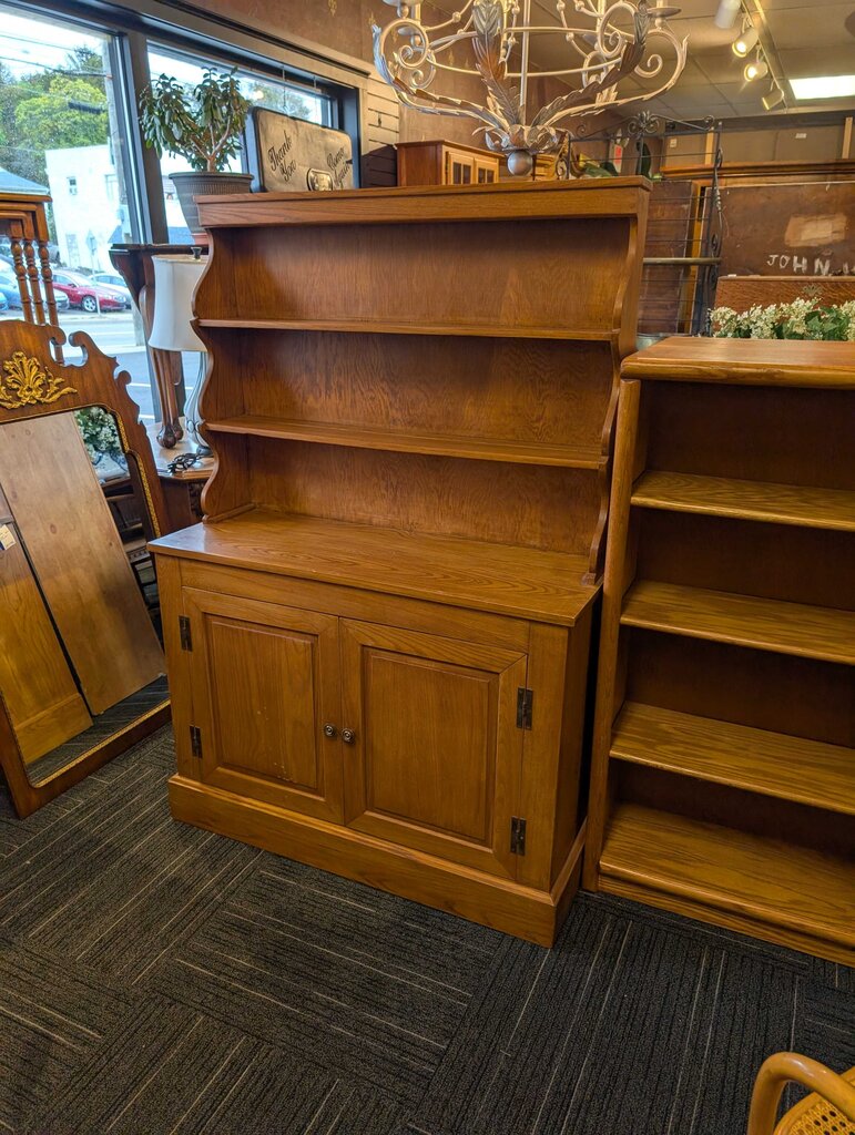 Vintage Oak Hutch