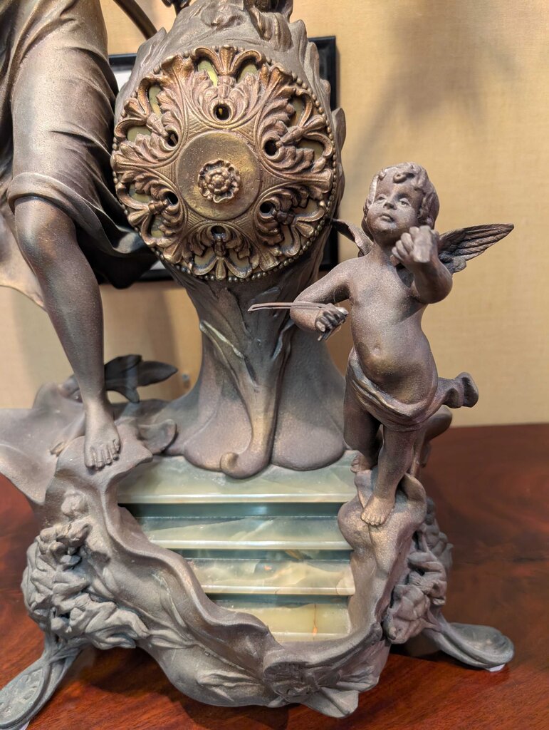 Art Nouveau Figural Table Lamp