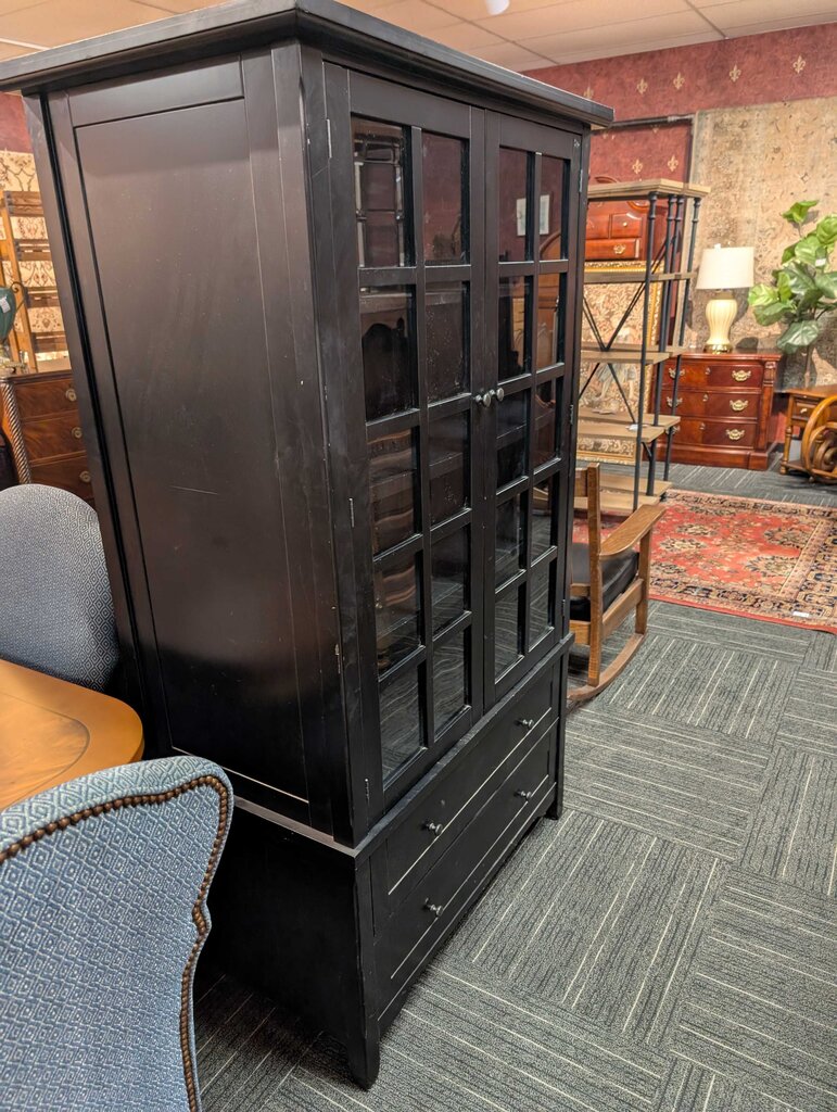 Modern Two Door Display Cabinet