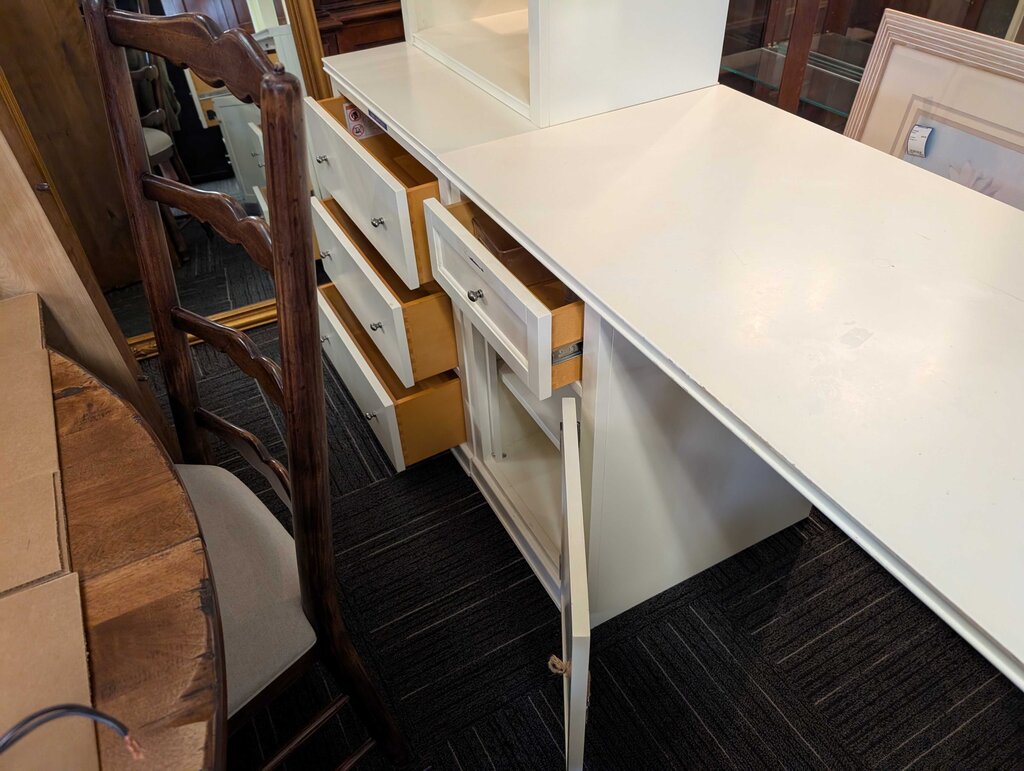 Pottery Barn Logan Desk With Bridge
