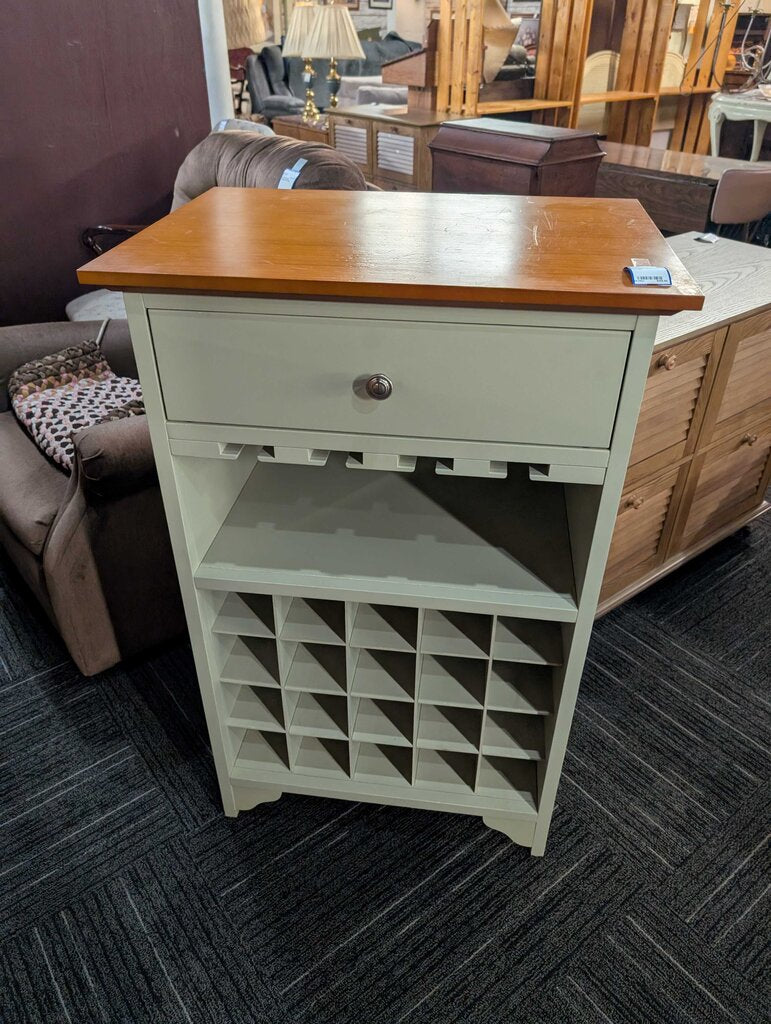 Wine Rack With Storage