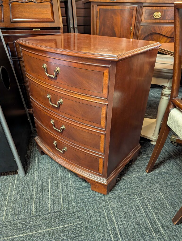Solid Mahogany Bachelors Chest By Ethan Allen