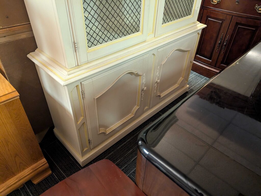 French Provincial China Cabinet
