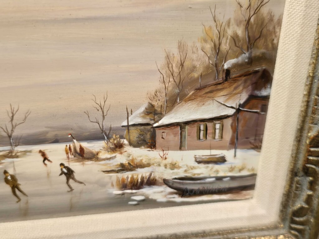 Painting by A.P. Doornhein Landscape
