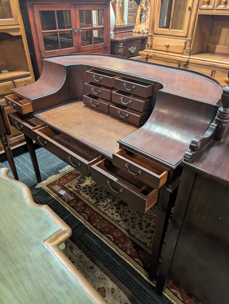 Vintage Mahogany Carlton House Desk