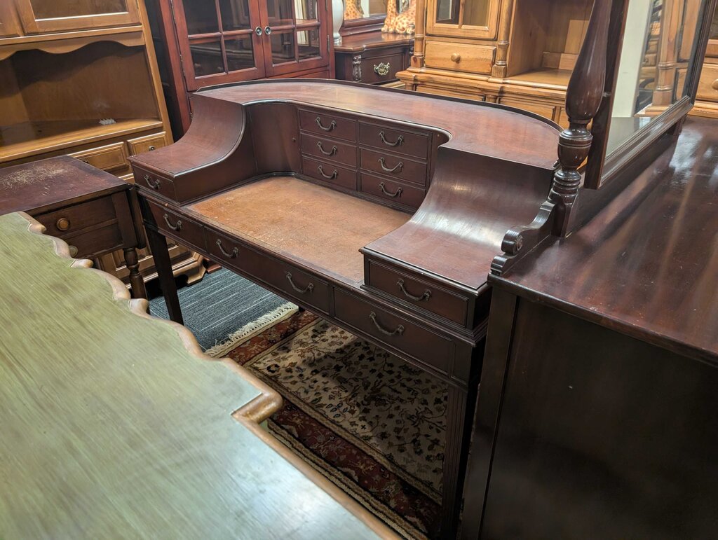 Vintage Mahogany Carlton House Desk