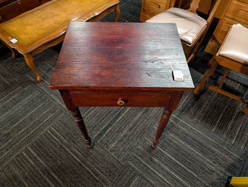 Antique One Drawer Stand
