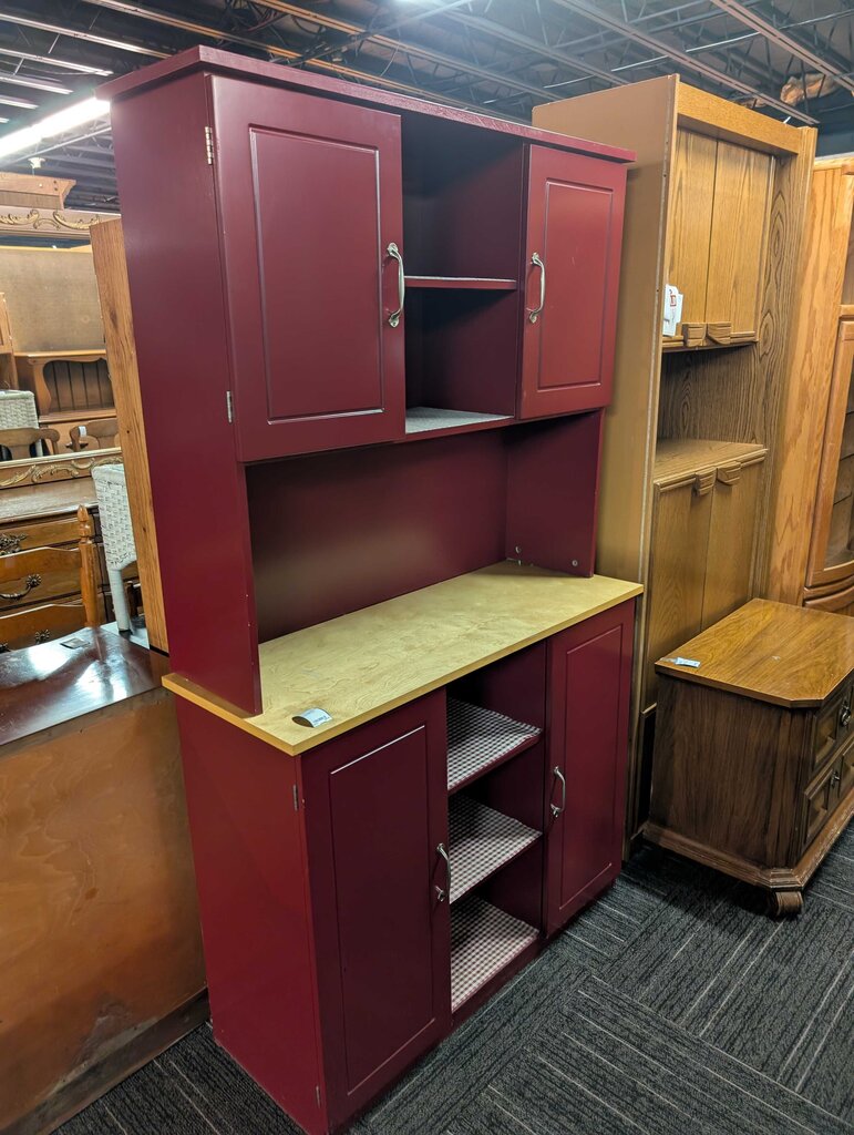 Modern Red Hutch