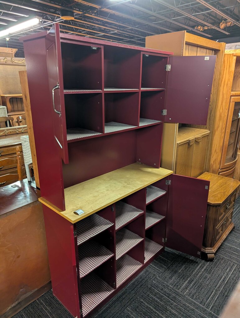 Modern Red Hutch