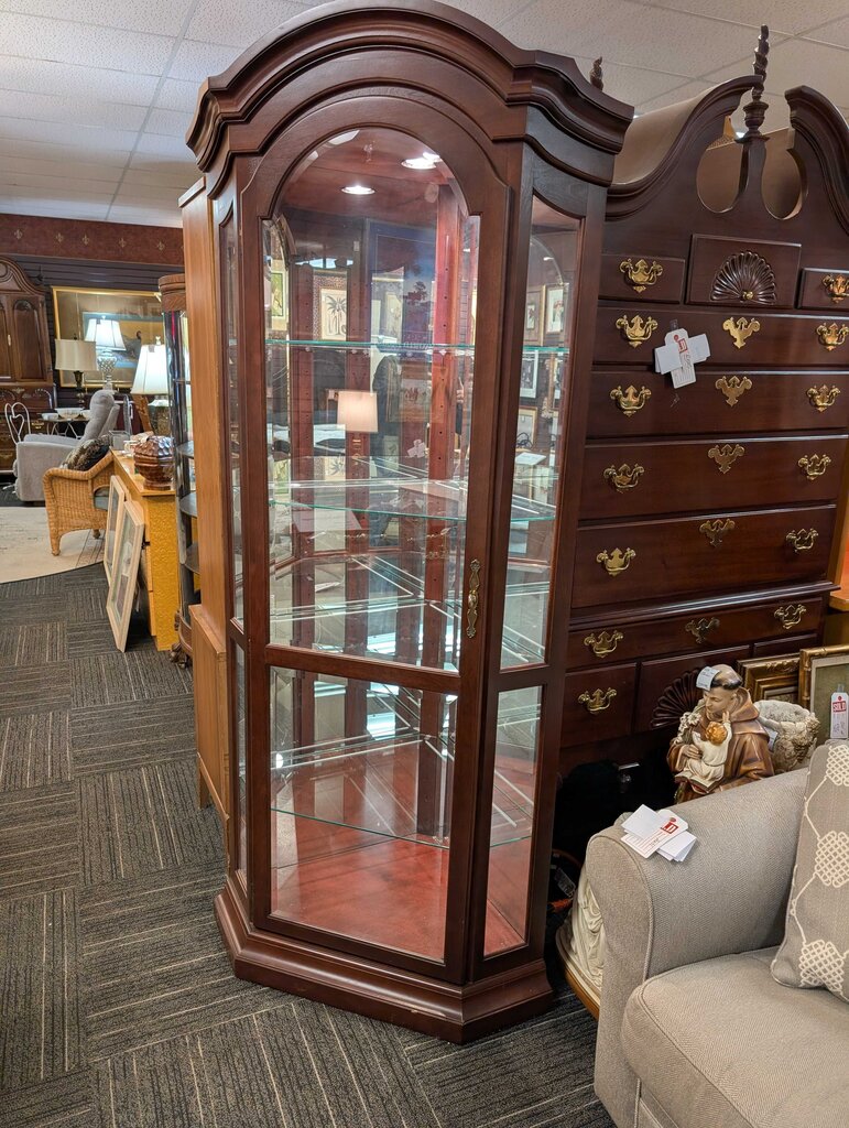 Philip Reinisch Corner Curio Cabinet