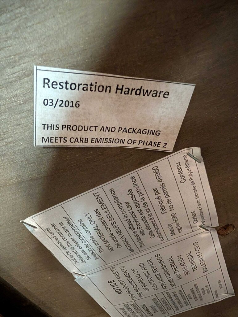 Restoration Hardware Table With Five Chairs