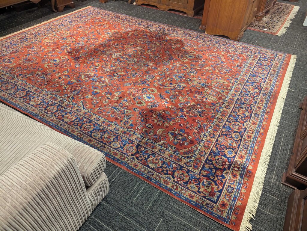Persian Style Wool Machine Made Carpet By Barazak 12'4'' x 8'9''