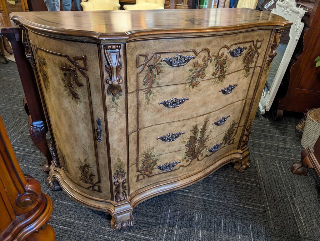 Contemporary Paint Decorated Credenza