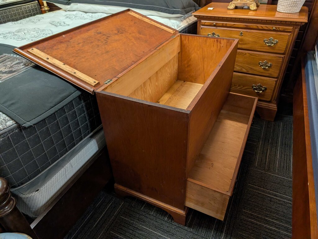 Antique One Drawer Blanket Chest