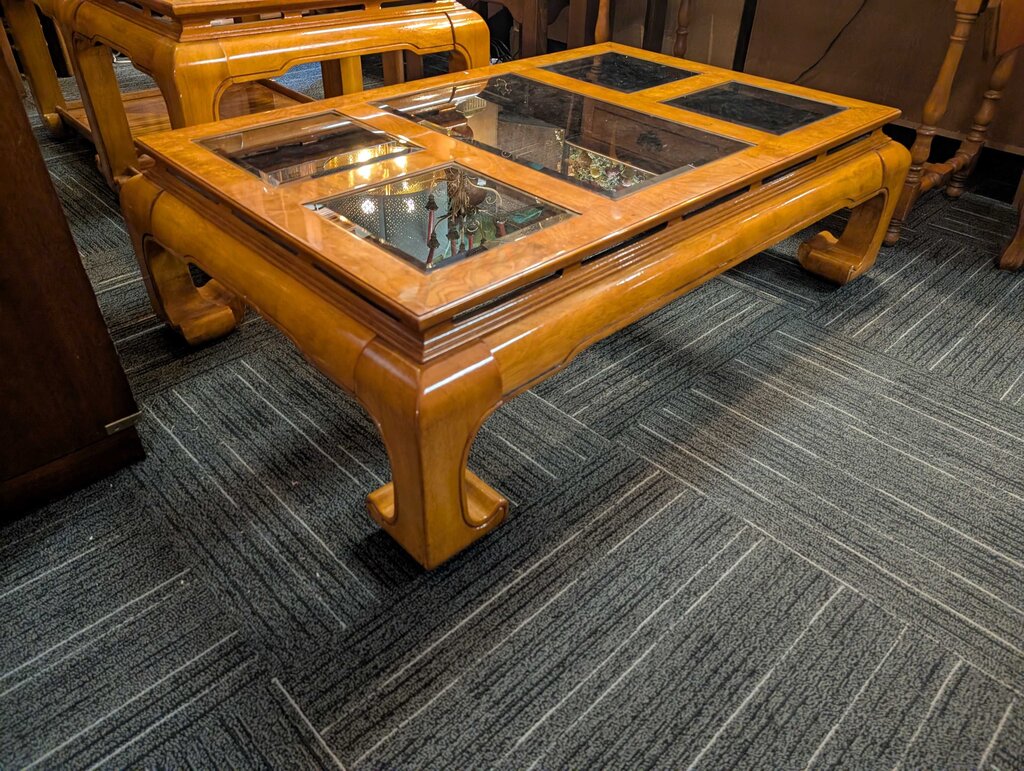 Glass Top Coffee Table