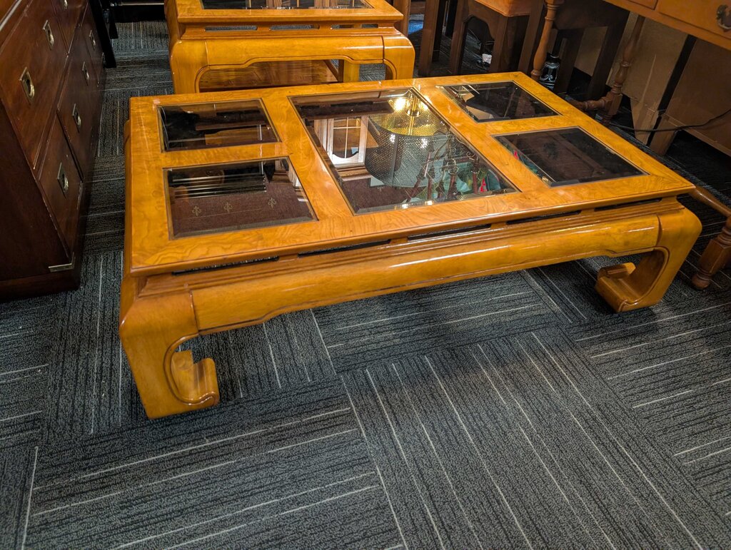 Glass Top Coffee Table