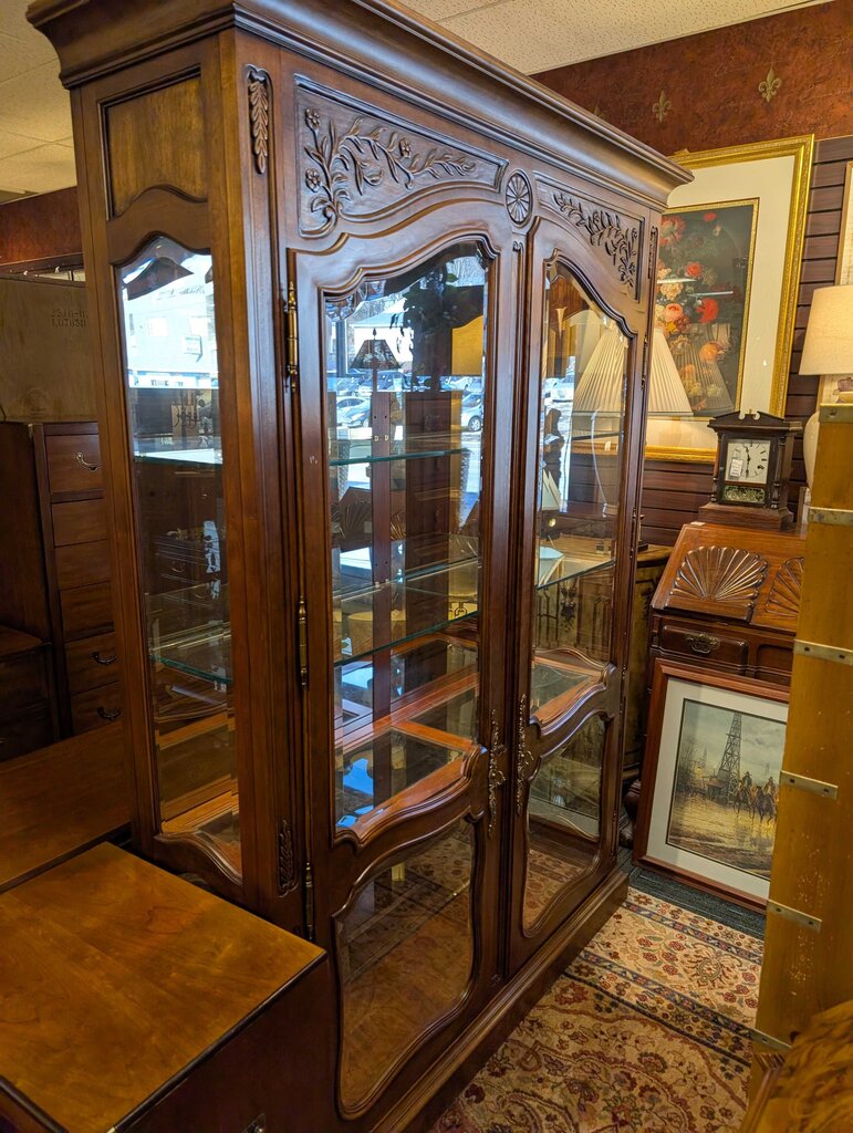 Country French Style Display Cabinet