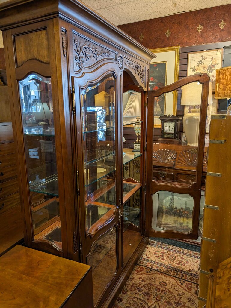 Country French Style Display Cabinet