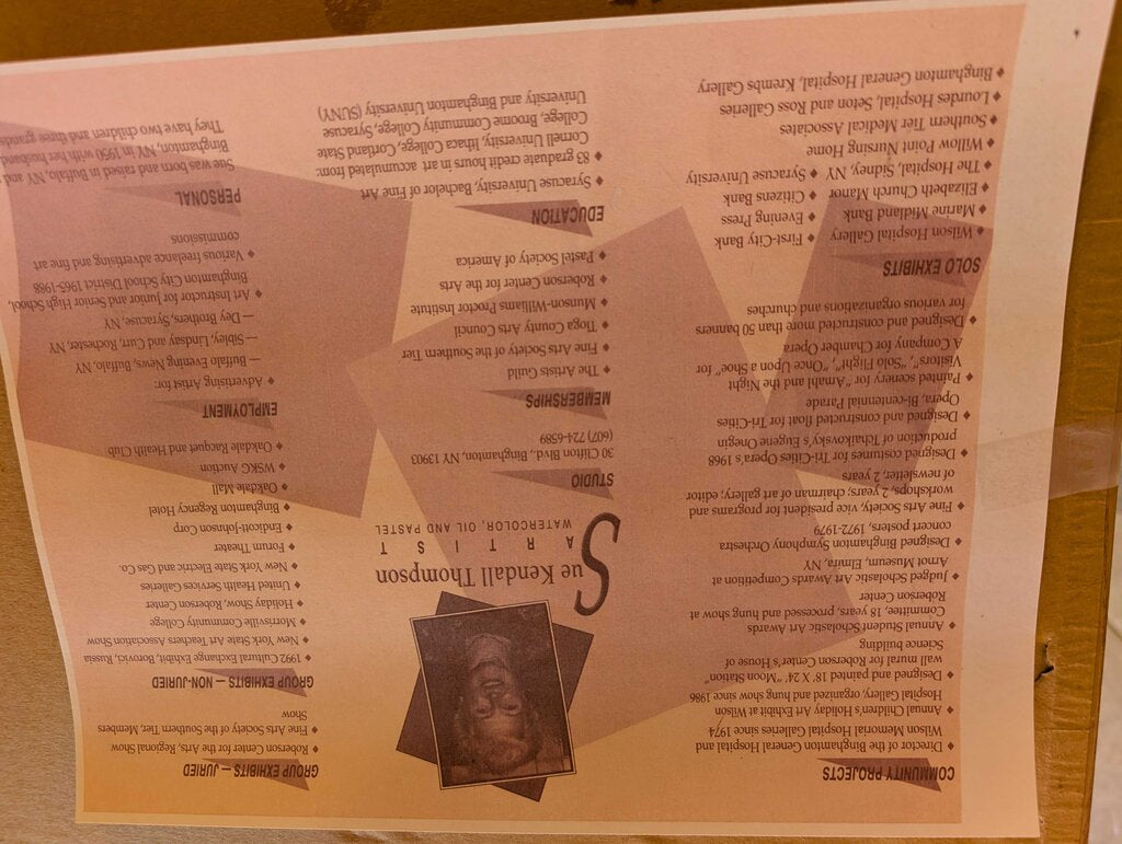 Sue Kendall Thomas Painting