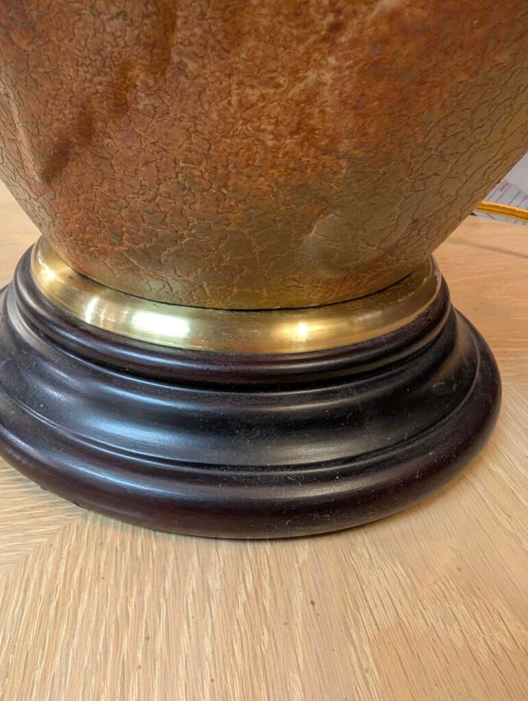 Designer "Fall" Asian Inspired Lamp by Wildwood