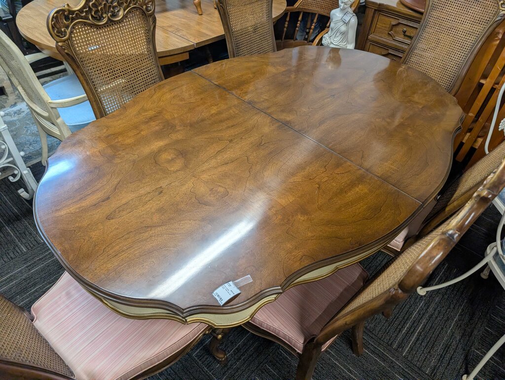 French Table With Six Chairs