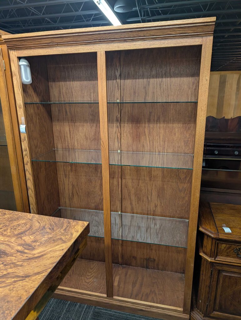 Oak Display Cabinet