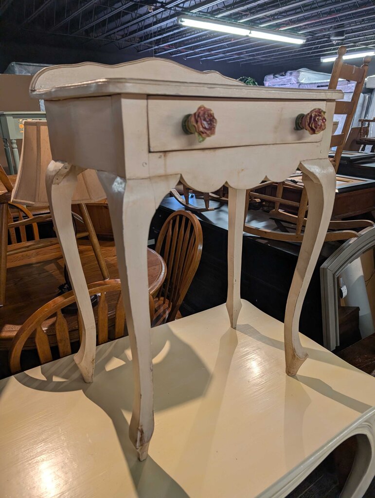 Vintage One Drawer Lamp Table