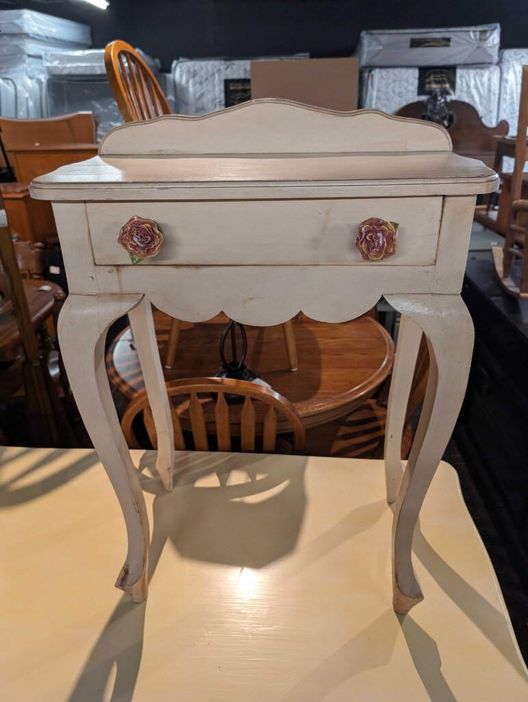 Vintage One Drawer Lamp Table