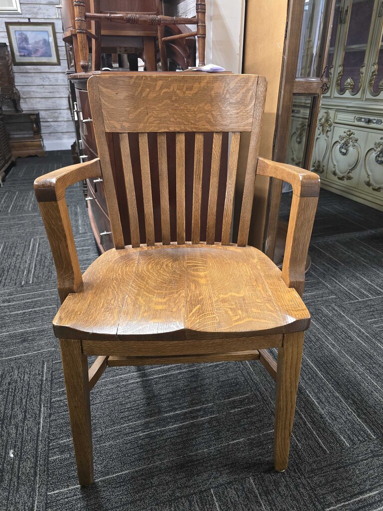 Antique Oak Arm Chair
