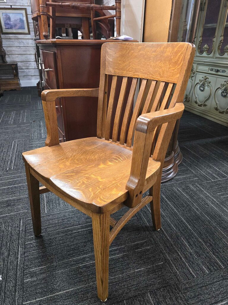 Antique Oak Arm Chair